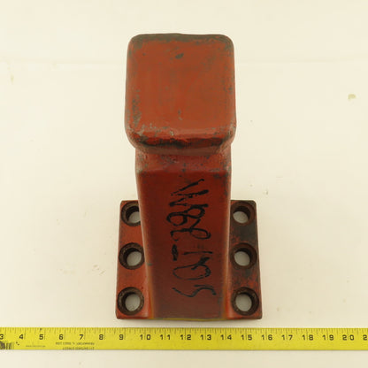 12" x 3" Heavy Duty Cast Iron Hook 6 Bolt Mount