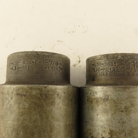 Snap-On LDH-583 LDH-603 LDH-523 Standard Socket 1" Drive 12 Point Lot Of 3