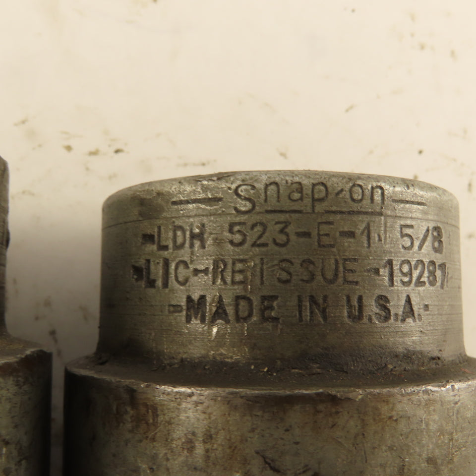 Snap-On LDH-583 LDH-603 LDH-523 Standard Socket 1" Drive 12 Point Lot Of 3
