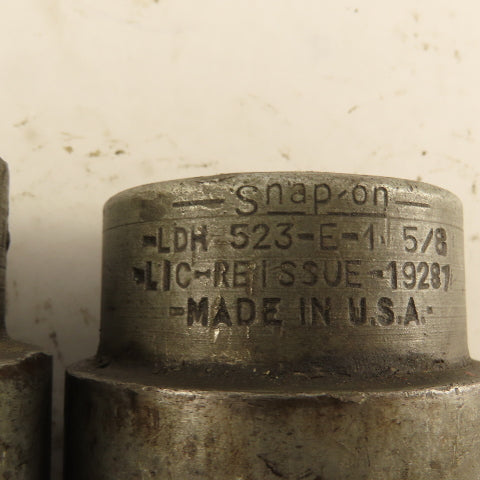 Snap-On LDH-583 LDH-603 LDH-523 Standard Socket 1" Drive 12 Point Lot Of 3