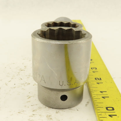 Napa NH1242 NH1236 1-5/16" & 1-1/8" Socket 3/4" Drive with W/ Swivel NH60 Lot/3