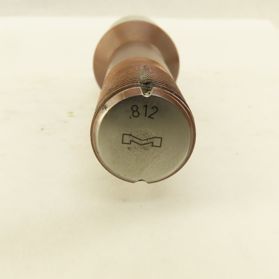 Mate 13/16" Round Hole Punch 3/4-16 Threaded Shank 5-1/2" OAL