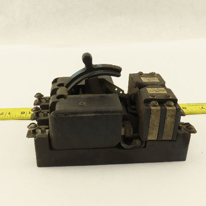 Westinghouse 600V 30A 3 Pole Vintage Manual Contactor Motor Starter