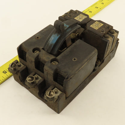 Westinghouse 600V 30A 3 Pole Vintage Manual Contactor Motor Starter