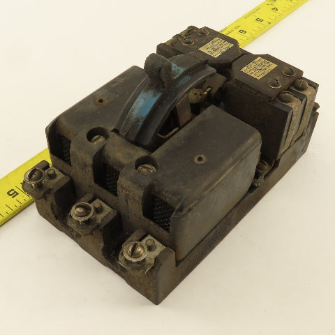 Westinghouse 600V 30A 3 Pole Vintage Manual Contactor Motor Starter