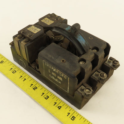 Westinghouse 600V 30A 3 Pole Vintage Manual Contactor Motor Starter