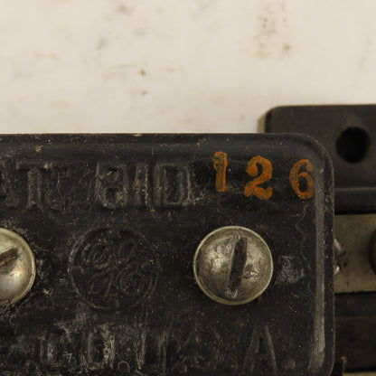 General Electric 81D126 3 Pole Vintage Manual Contactor Motor Starter