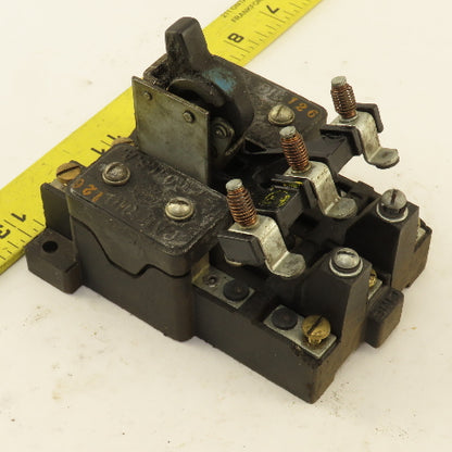 General Electric 81D126 3 Pole Vintage Manual Contactor Motor Starter