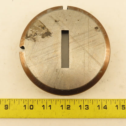 Mate .375 x 2.000 +.023 Rectangle Hole Die 4-15/16" OD