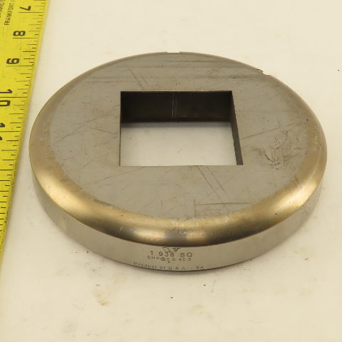 Wilson Tooling 1.938 Square Hole Die  4-15/16" OD