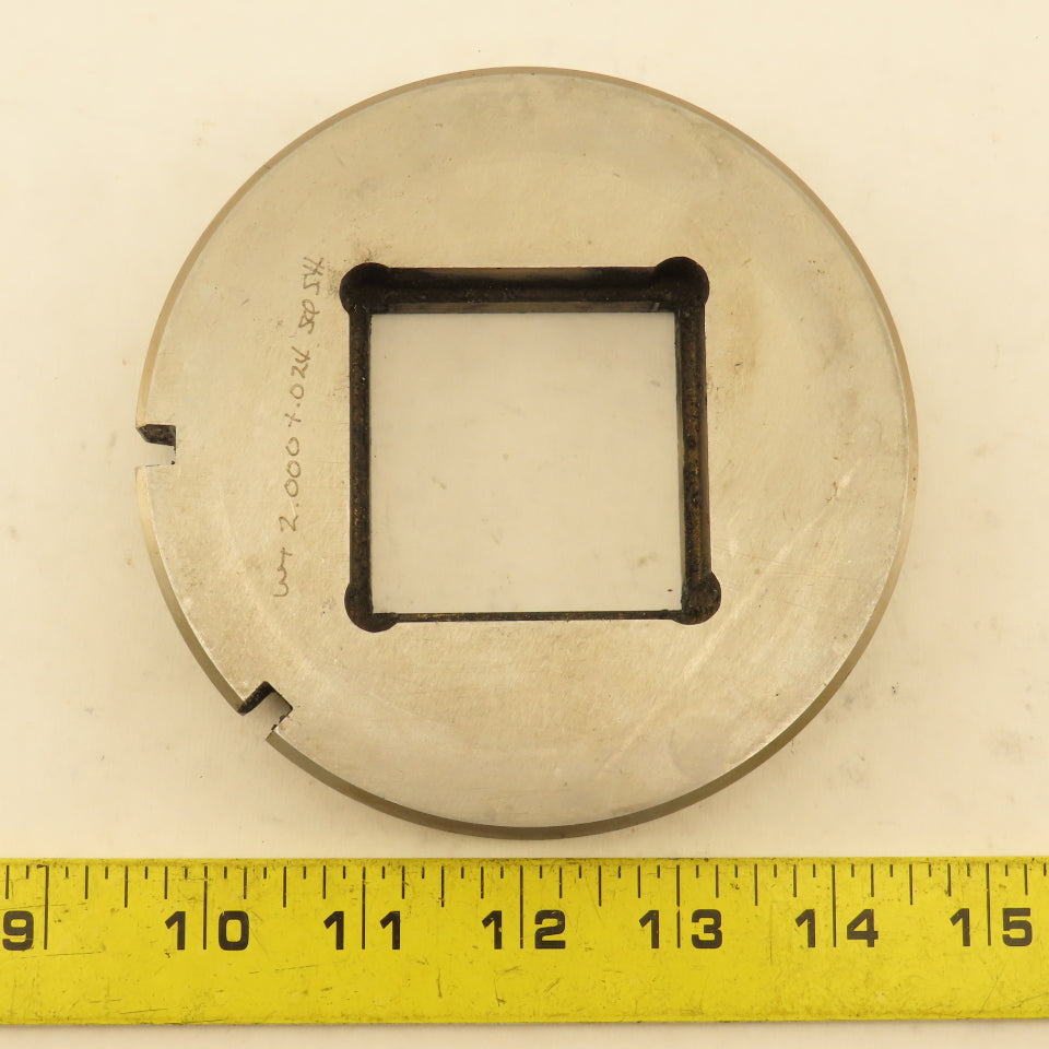 2.000 +.024  Square Hole Die  4-15/16" OD