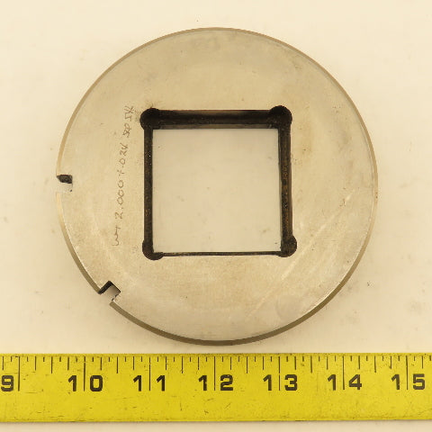 2.000 +.024  Square Hole Die  4-15/16" OD