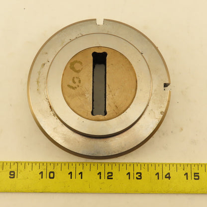 Wilson Tooling Slug Hugger 0.375 x 2.000 +0.060 Rectangle Hole Die 4-15/16" OD