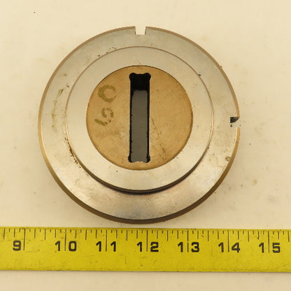 Wilson Tooling Slug Hugger 0.375 x 2.000 +0.060 Rectangle Hole Die 4-15/16" OD