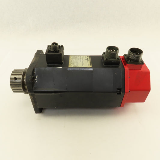 GE Fanuc A06B-0313-B701 91V AC Servo Motor 2000RPM Brake Pulse Coder Need Repair