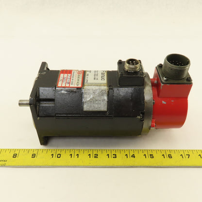 GE Fanuc A06B-0312-B501 120VAC Servo Motor 2000RPM Brake Pulse Coder