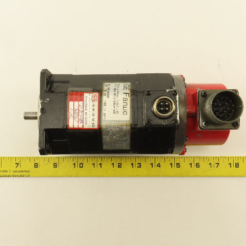 GE Fanuc A06B-0312-B501 120VAC Servo Motor 2000RPM Brake Pulse Coder