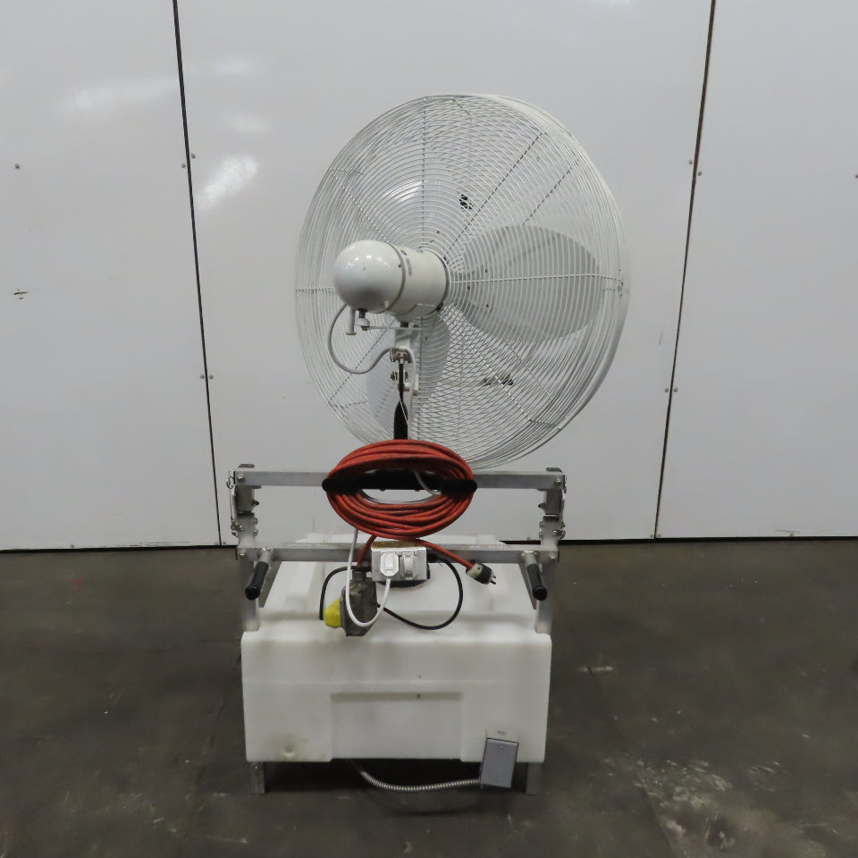 J. D. Mfg. VPC30-POWOSC Portable Cooling Unit Oscillating Fan Dia 30" 5010 CFM