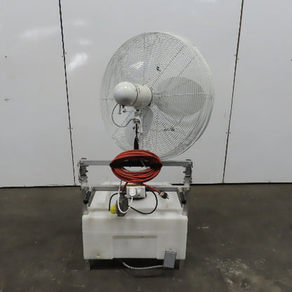 J. D. Mfg. VPC30-POWOSC Portable Cooling Unit Oscillating Fan Dia 30" 5010 CFM