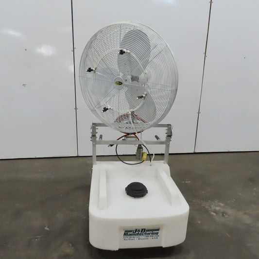 J. D. Mfg. VPC30-POWOSC Portable Cooling Unit Oscillating Fan Dia 30" 5010 CFM