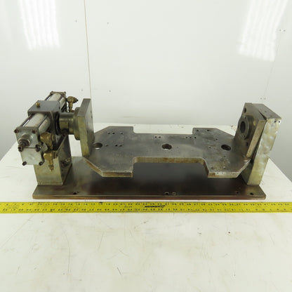 180° Turn Trunnion Table Pneumatic Set Up Fixture 24" x 11" Plate