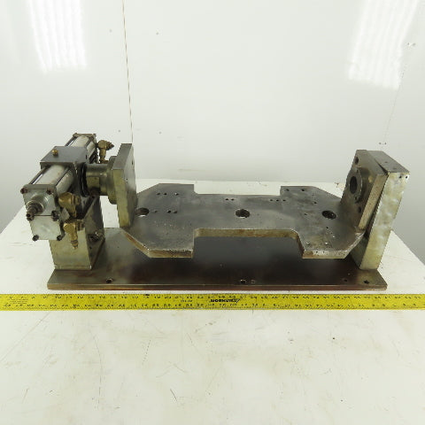 180° Turn Trunnion Table Pneumatic Set Up Fixture 24" x 11" Plate