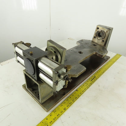 180° Turn Trunnion Table Pneumatic Set Up Fixture 24" x 11" Plate