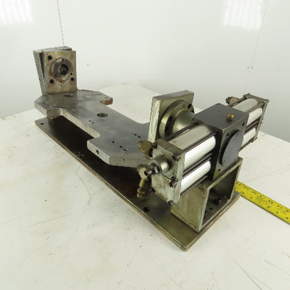 180° Turn Trunnion Table Pneumatic Set Up Fixture 24" x 11" Plate