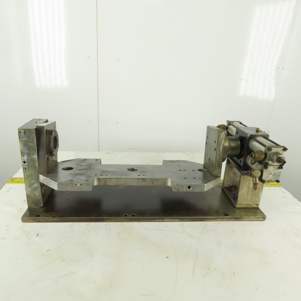 180° Turn Trunnion Table Pneumatic Set Up Fixture 24" x 11" Plate