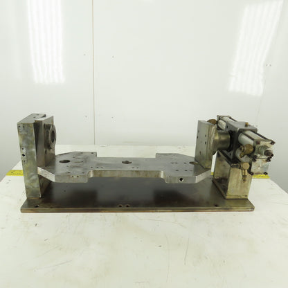 180° Turn Trunnion Table Pneumatic Set Up Fixture 24" x 11" Plate