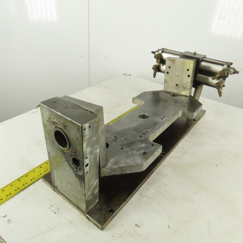 180° Turn Trunnion Table Pneumatic Set Up Fixture 24" x 11" Plate