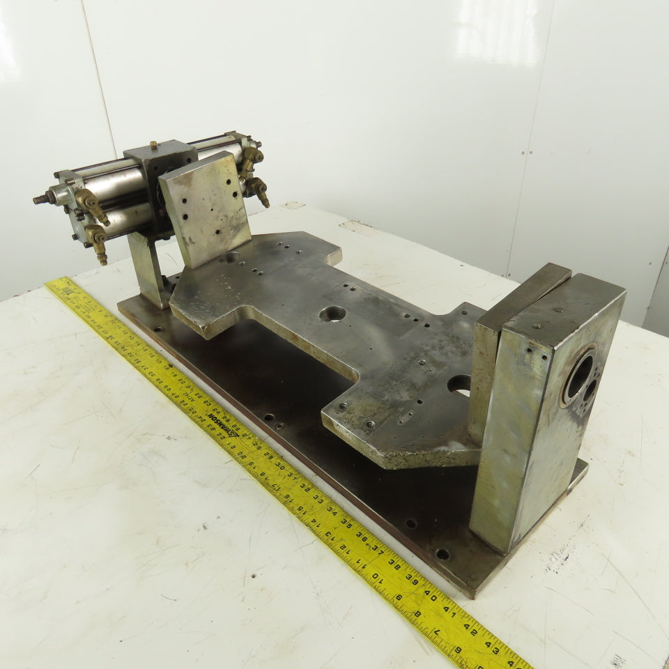 180° Turn Trunnion Table Pneumatic Set Up Fixture 24" x 11" Plate