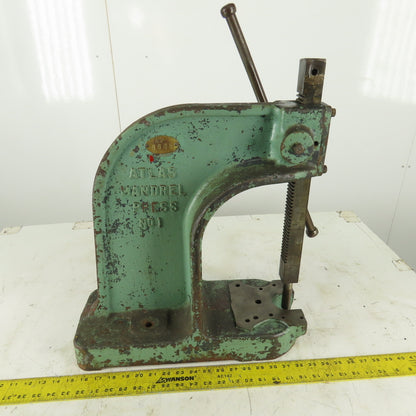 Atlas No. 1 Mandrel Bench Mount Arbor Press 7" Throat