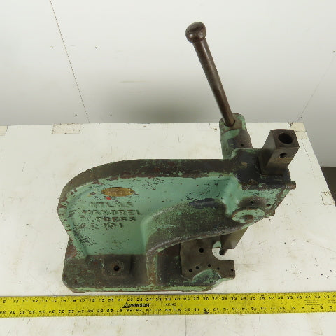Atlas No. 1 Mandrel Bench Mount Arbor Press 7" Throat