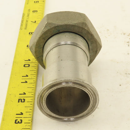 1-1/2" Stainless Steel Sanitary 2-1/2" Extension Adaptor