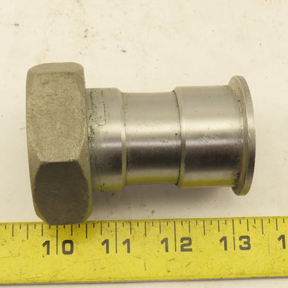 1-1/2" Stainless Steel Sanitary 2-1/2" Extension Adaptor