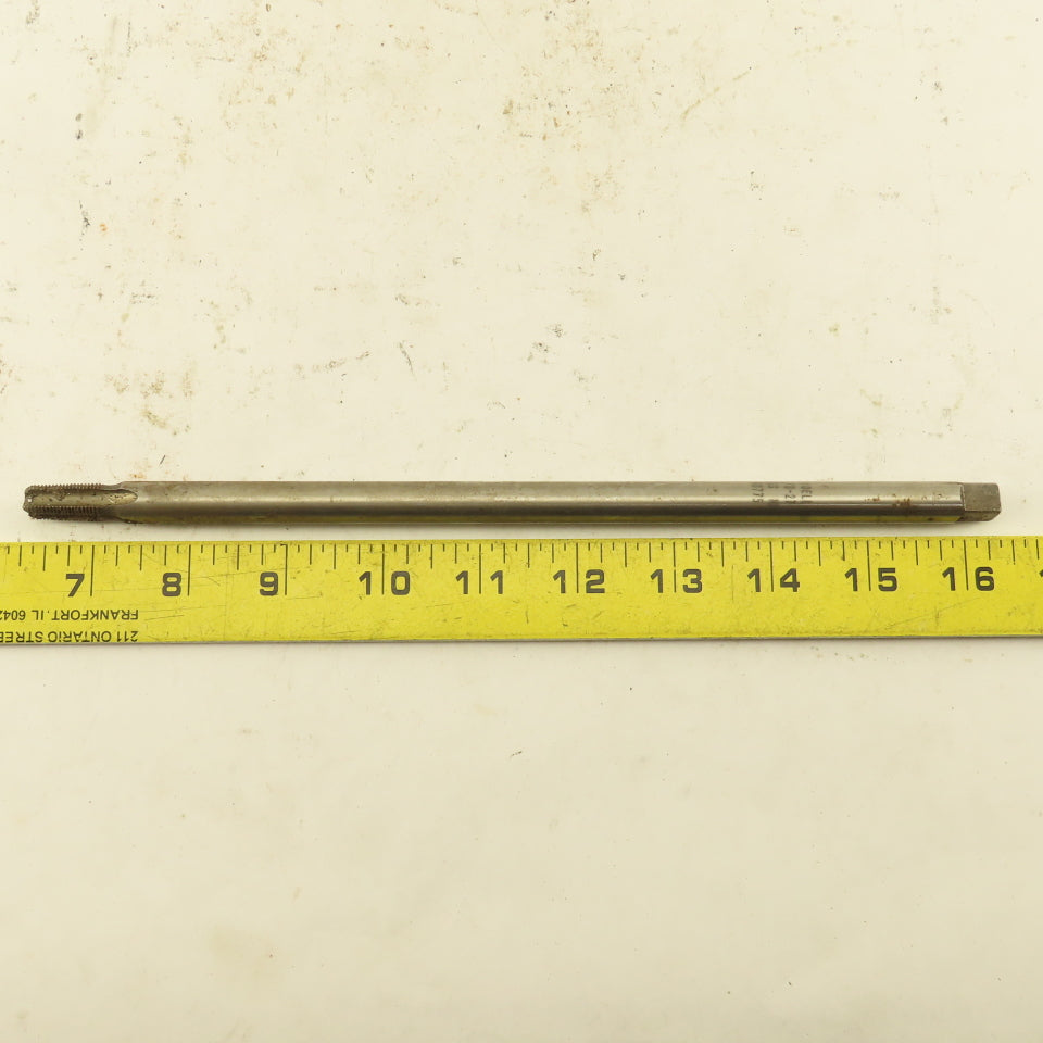 Widell 1/8-27 NPT HSS 4 flute 10" Extended Length Pipe Tap