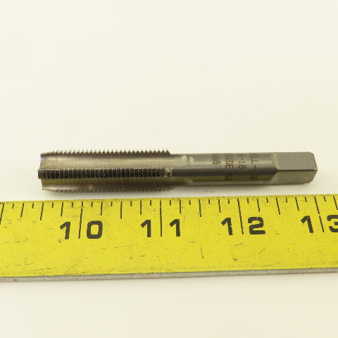 Widell 9/16-18 Plug RH H3 Bright Solid Carbide 4-Flute Straight Machine Tap