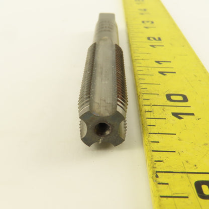 Widell 9/16-18 Plug RH H3 Bright Solid Carbide 4-Flute Straight Machine Tap