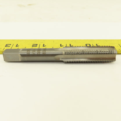 Widell 9/16-18 Plug RH H3 Bright Solid Carbide 4-Flute Straight Machine Tap