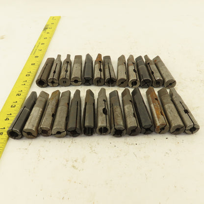 Misc. Lot Bulk Used Morse #2 Split Tapper Adapters 5Lbs. Lot of 25