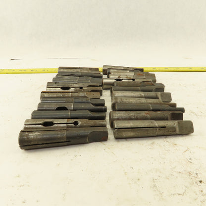 Misc. Lot Bulk Used Morse #2 Split Tapper Adapters 5Lbs. Lot of 25