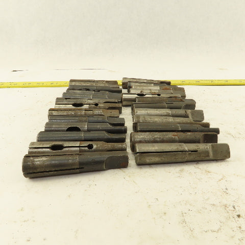 Misc. Lot Bulk Used Morse #2 Split Tapper Adapters 5Lbs. Lot of 25