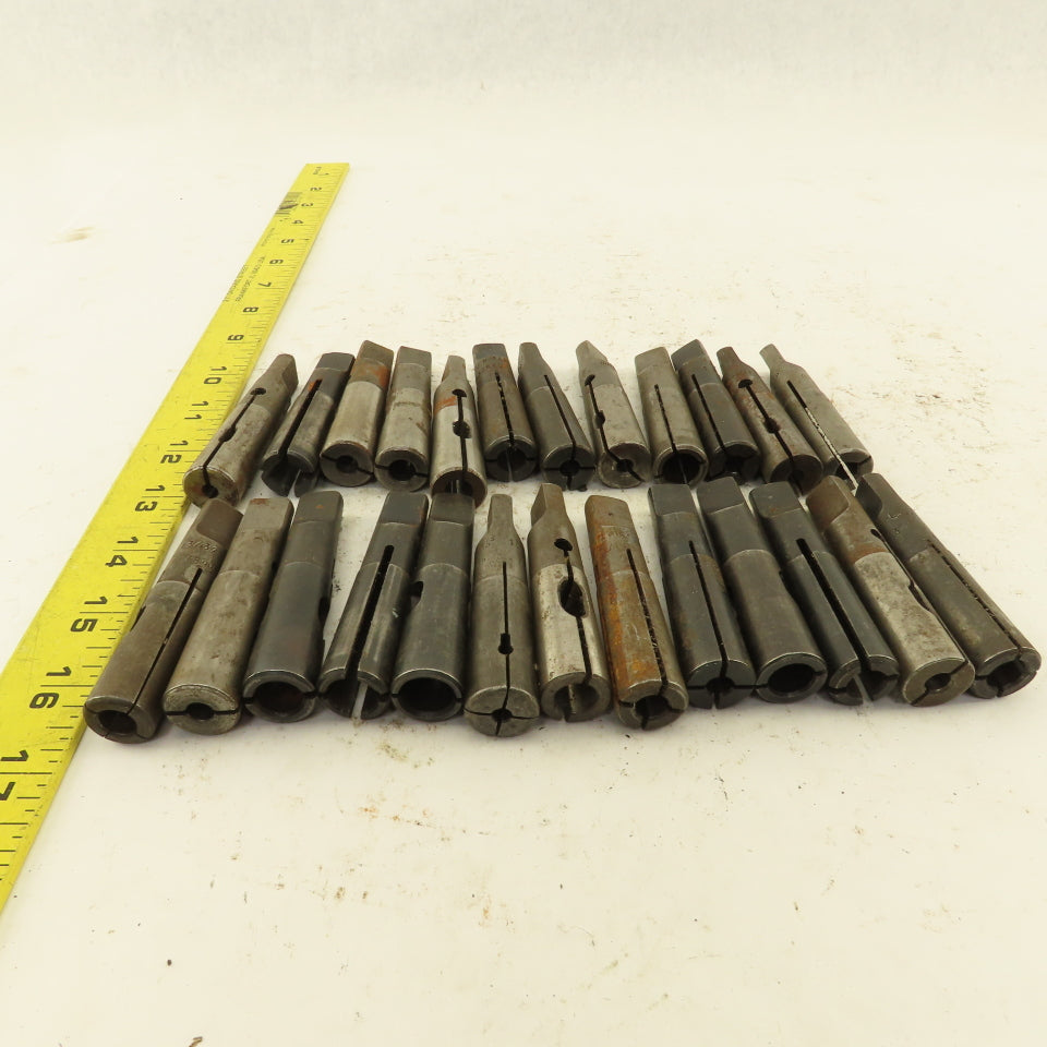 Misc. Lot Bulk Used Morse #2 Split Tapper Adapters 5Lbs. Lot of 25