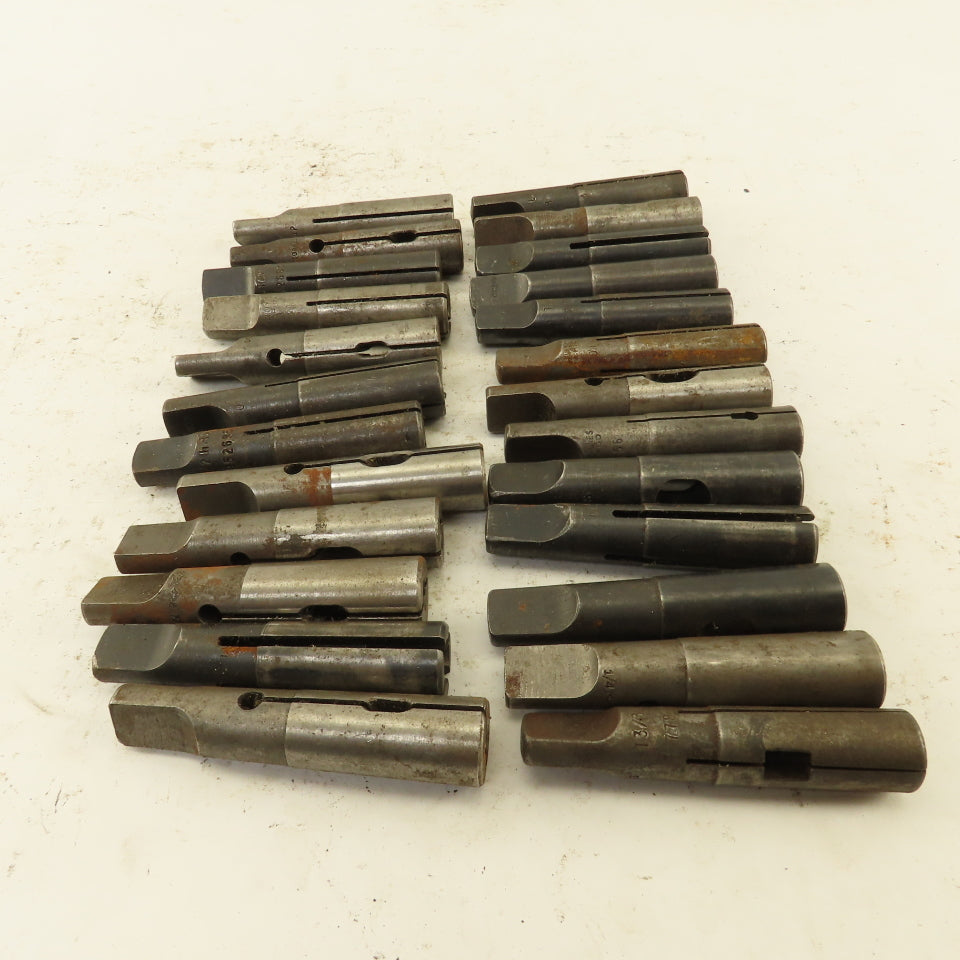 Misc. Lot Bulk Used Morse #2 Split Tapper Adapters 5Lbs. Lot of 25