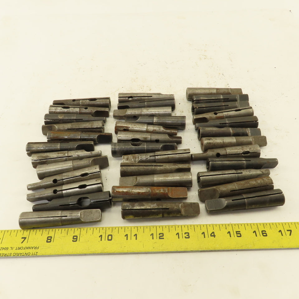 Misc. Lot Bulk Used Morse #2 Split Tapper Adapters 7Lbs. Lot of 36