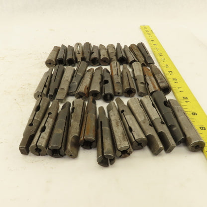 Misc. Lot Bulk Used Morse #2 Split Tapper Adapters 7Lbs. Lot of 36