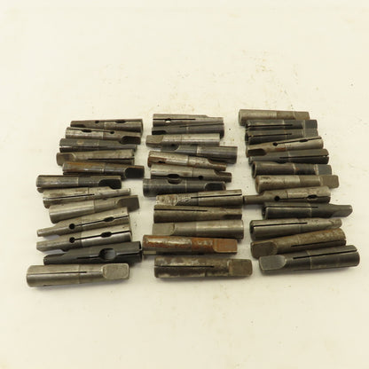 Misc. Lot Bulk Used Morse #2 Split Tapper Adapters 7Lbs. Lot of 36