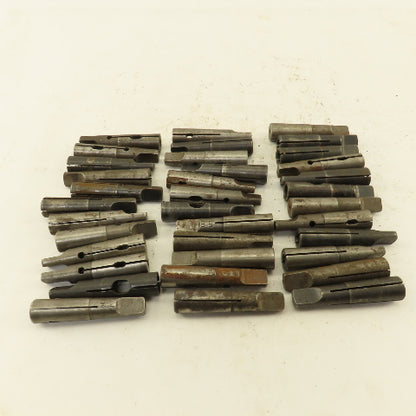 Misc. Lot Bulk Used Morse #2 Split Tapper Adapters 7Lbs. Lot of 36