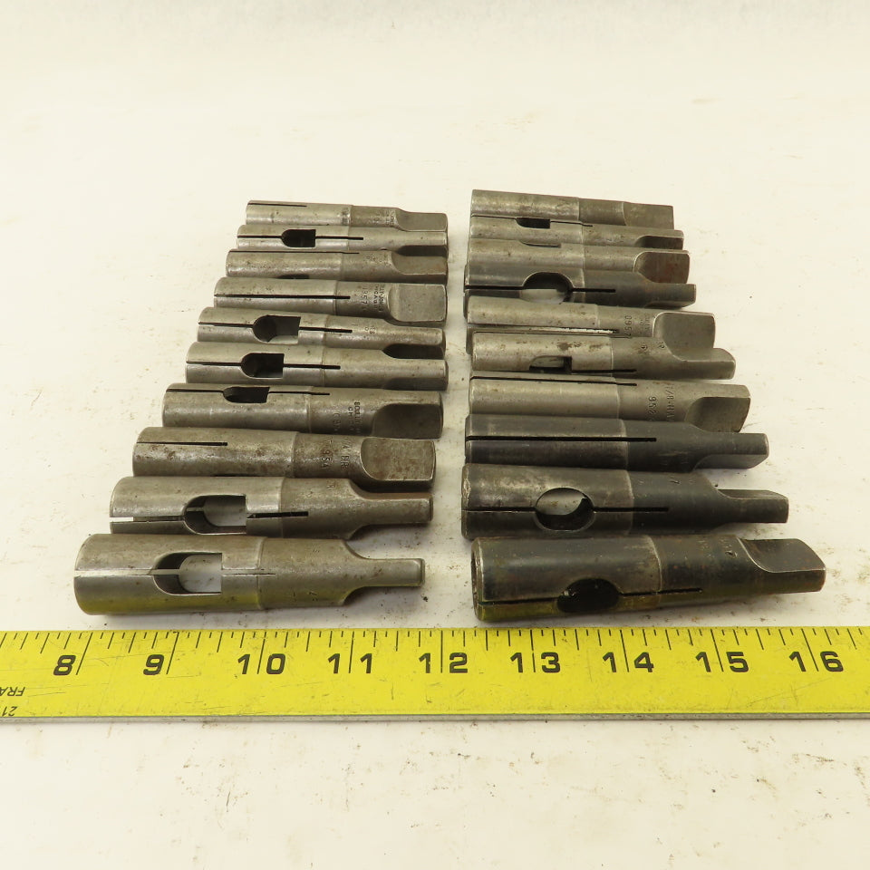 Misc. Lot Bulk Used Morse #3 Split Tapper Adapters 7Lbs. Lot of 20